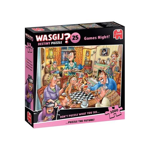Wasgij Destiny Puzzle 25 Games Night! (1000)