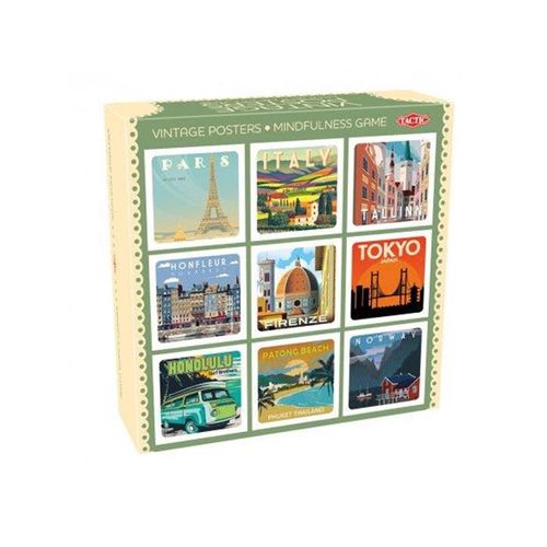 Tactic Vintage Posters Mindfulness Game
