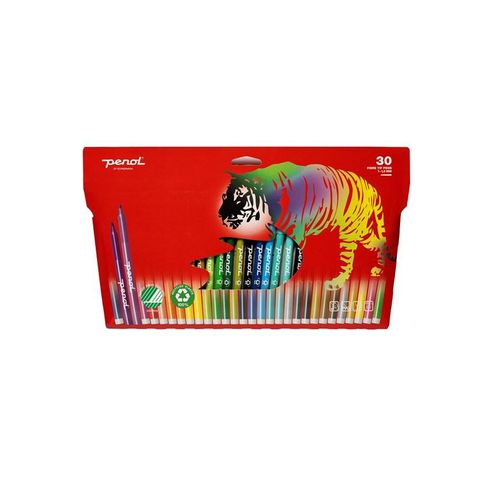 Penol Fibre Tip pens x30