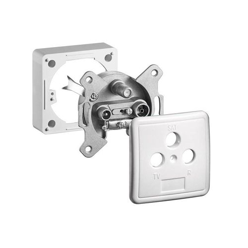 Pro 3-way antenna-wall-socket set