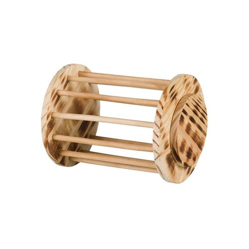Trixie Hay manger with lid wood/flamed ø 15 × 19 cm