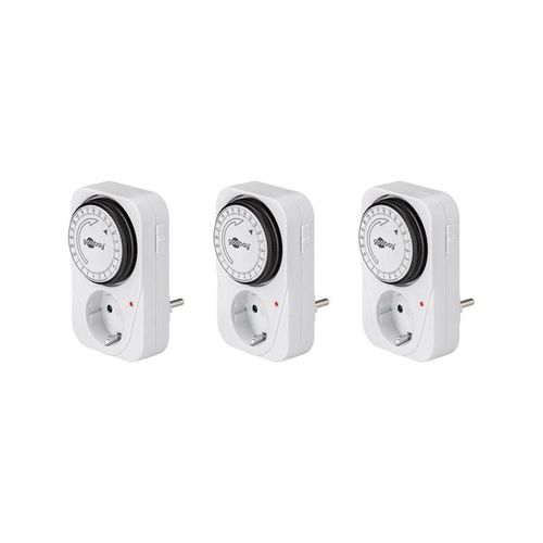 Pro 3 pcs Mechanical timer white