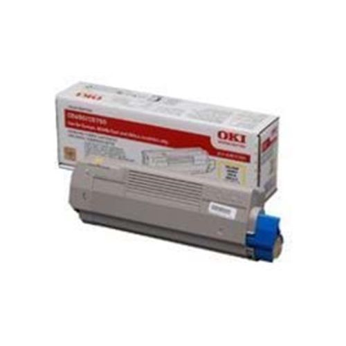 OKI 43872305 Toner Yellow - Tonerpatrone Gelb