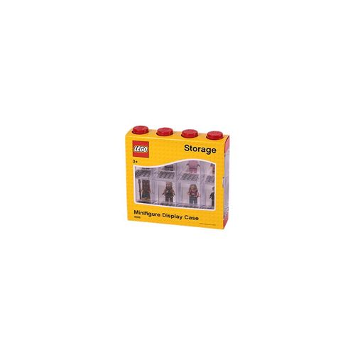 LEGO Minifiguren-Schaukasten für 8 minifiguren, Rot