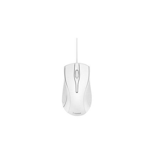 Hama MC-200 - mouse - USB - white - Maus (Weiß)