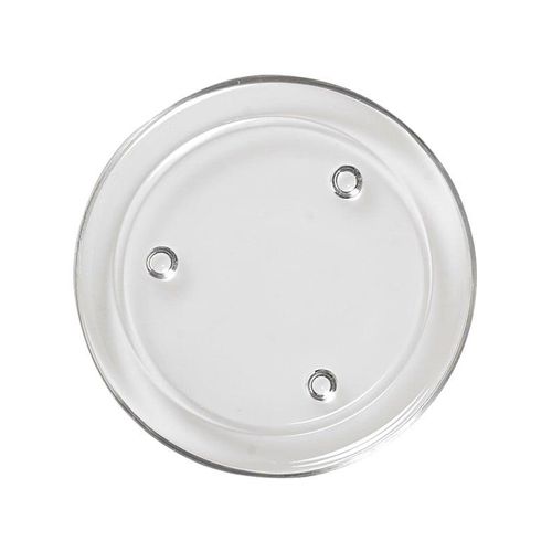 Asp-Holmblad Dekor-Glasteller, rund