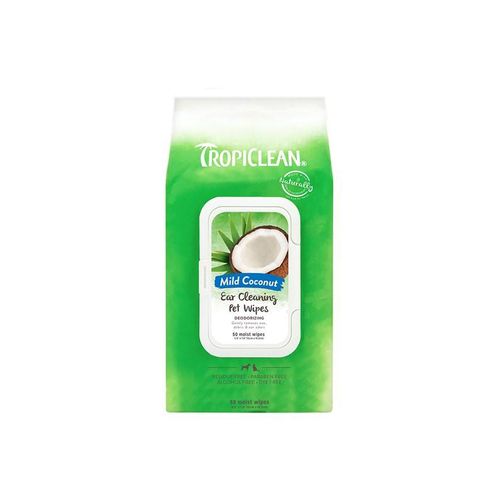 Tropiclean Ohrenreinigungstücher für Haustiere (50-Pack)