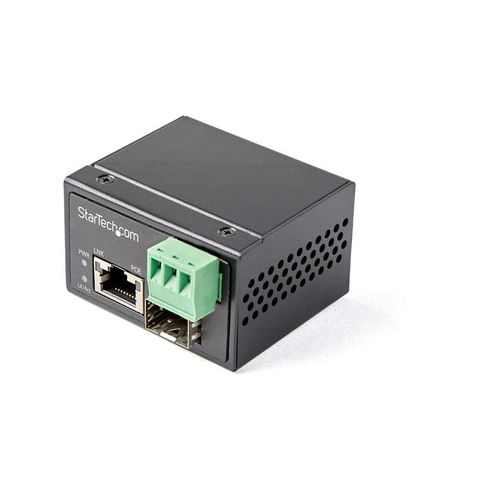 StarTech.com PoE+ Industrial Fiber to Ethernet Media Converter 30W