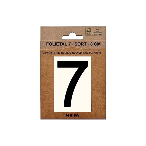 MEFA Foliennummer 7, Schwarz