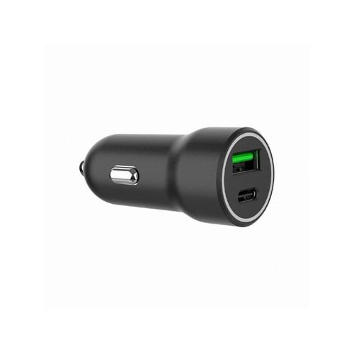 Gembird Car Power Adapter - USB Type-A & C PD - 20W