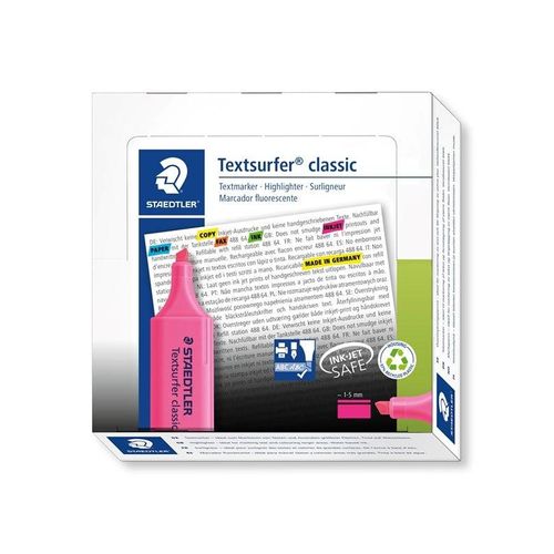 Staedtler Highlighter Textsurfer cl. 10 pcs pink