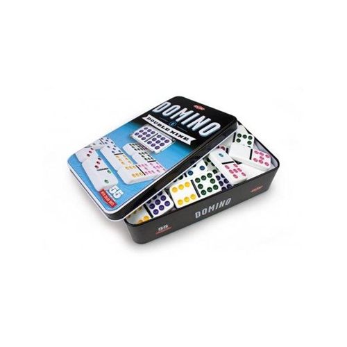 Tactic D9 domino in tin with window multi (ENG/PL/F)