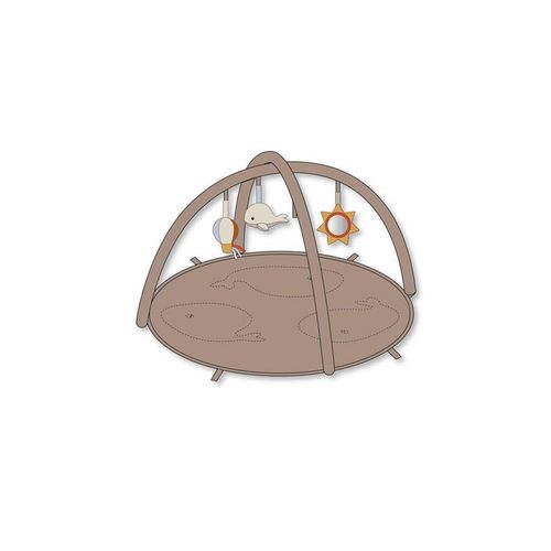 Filibabba Fjord Spielbogen mit 3 Aktivitätsspielzeugen - Beige