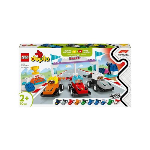 LEGO DUPLO 10445 F1® Team Rennautos mit Rennfahrern