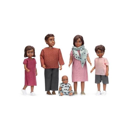 Lundby Nikki familie mor far 2 børn 1 baby