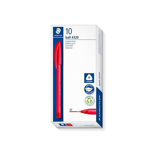 Staedtler Ballpoint pen ball 4320 10 pcs M red