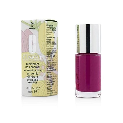 Clinique A Different Nail Enamel, Base & Top Coat, Nail Polish, 04, Hi Sweetie, 9 ml
