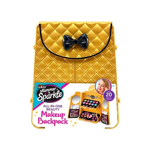 Shimmer n Sparkle COSMETIC BACKPACK GOLD