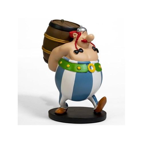 Plastoy - OBELIX AND HIS BARREL COLLECTOR FIGURINE - Figur