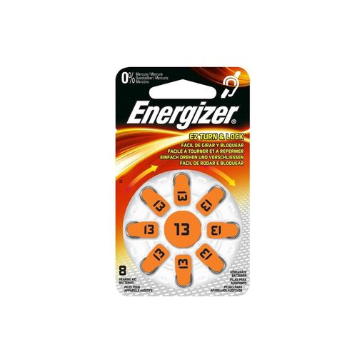 Energizer Hearing Aid Battery Zinc Air 13 - 8 Pack