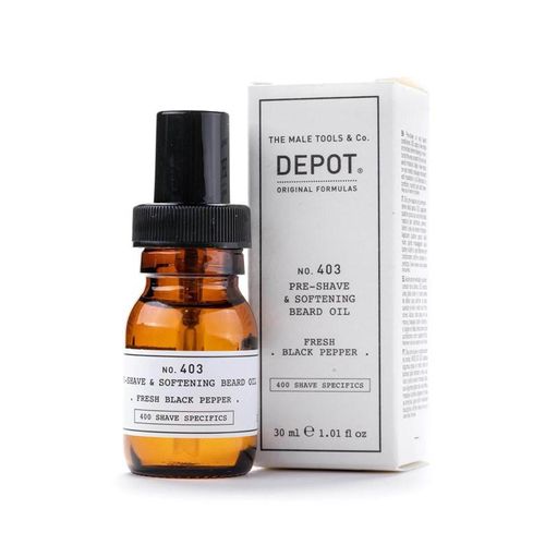 Depot 400 Shave Specifics No. 403 Fresh Black Pepper Softening Pre-Shaving Oil 30 ml