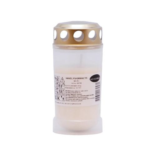 Asp-Holmblad Grablicht mit Deckel