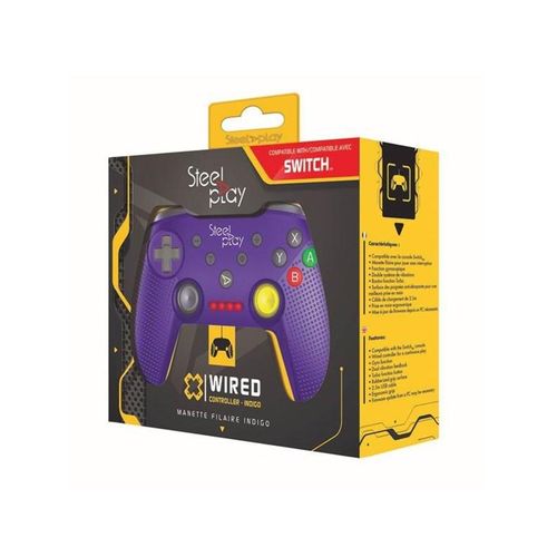 Steelplay Wired Controller - Purple (SWITCH) - Wireless Controller - Nintendo Switch
