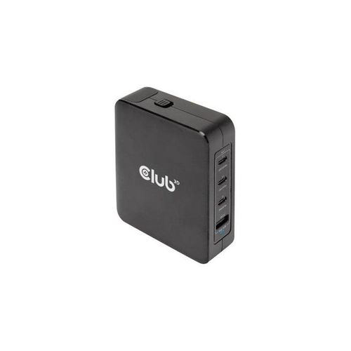 Club 3D CAC-1917 power adapter - GaN technology - USB 3 x USB-C - 140 Watt