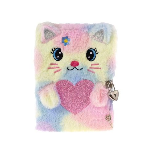Tinka DIARY PLUSH CAT M/HJERTE