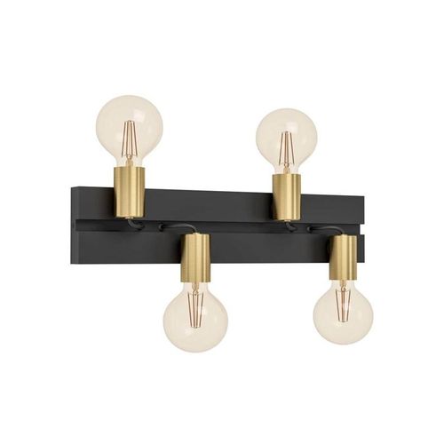 EGLO Macchione schwarz, messing