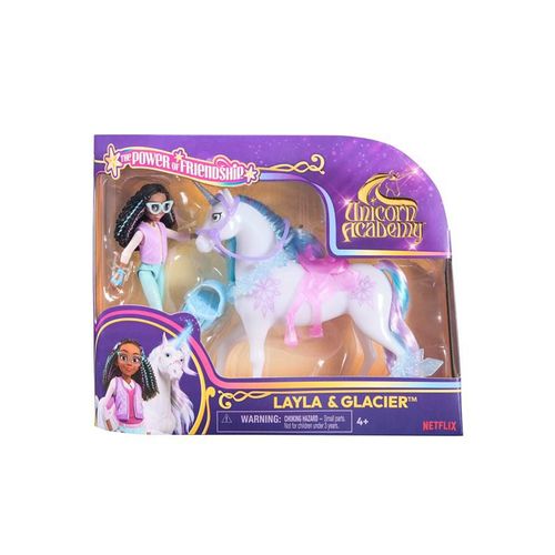 Unicorn Academy Doll & Unicorn V2 -Layla & Glacier