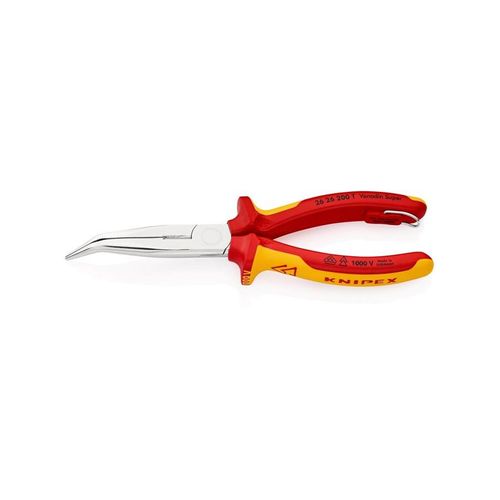 KNIPEX Flachrundzangen mit Schneide, (Storchschnabelzangen)