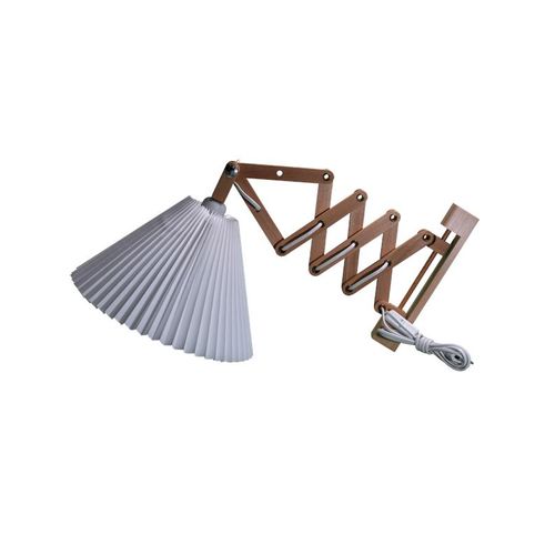 Alpe Design Danish designed beech wood accordion wall lamp