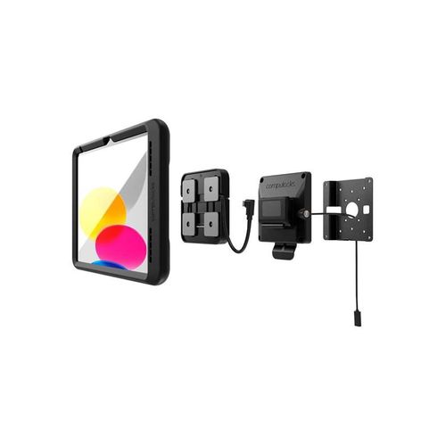 Compulocks iPad 10th-11th (A16) Gen PowerMove Wall Mount Black