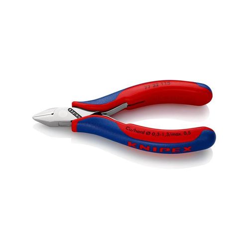 KNIPEX Elektronik-Seitenschneider, mit durchgestecktem Gelenk