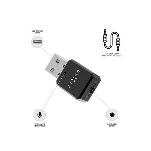 FIXED SIGNAL Bluetooth Audio Receiver 3.5mm Black