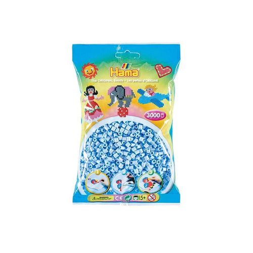Hama Beads - Pastel Ice Blue 3000 pcs