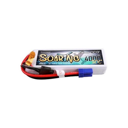 Gens ace &Tattu G-Tech Soaring 4000mAh 14.8V 30C 4S1P Lipo Battery