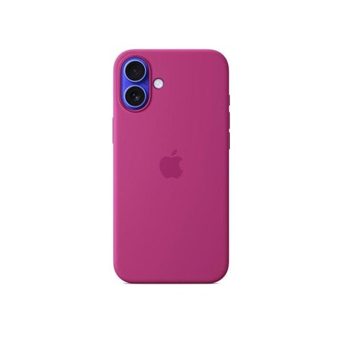 Apple iPhone 16 Plus Silicone Case with MagSafe - Fuchsia