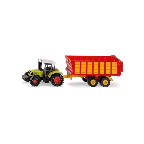 SIKU 1650 Claas Tractor with Silage Wagon 1:72