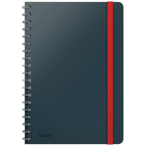 Leitz Cosy Collegeblock B5 kariert, spiralgebunden Samtgrau