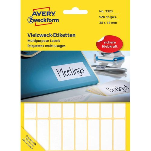 Avery Labels for handwriting permanent white