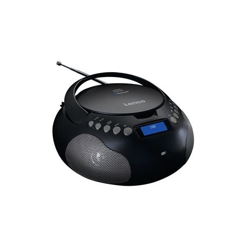 Lenco SCD-341BK - Boombox with DAB+/ FM radio and Bluetooth® - DAB/DAB+/FM - Stereo - schwarz