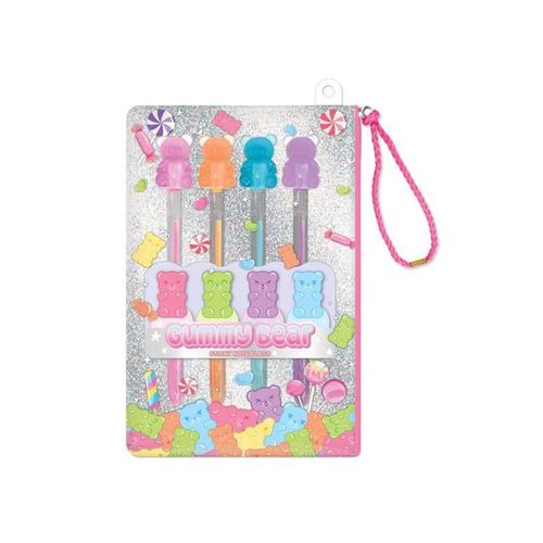 Hot Focos 4 gelépenne & 4 post-it i taske +3år