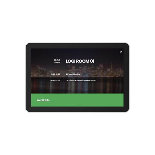 Logitech Tap Scheduler Purpose-Built Scheduling Panel for Meeting Rooms