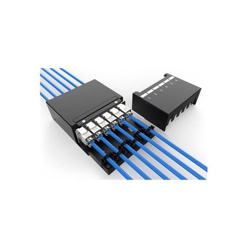 DIGITUS consolidation point box - keystone modules with intelligent cable manager