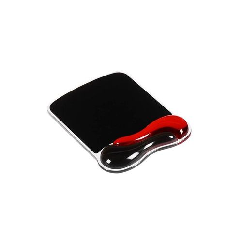 Kensington Mauspad mit Duo Gel-Handgelenkauflage, rot/schwarz