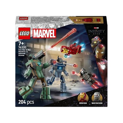 LEGO Super Heroes Marvel 76320 Iron Man & War Machine vs. Hammer-Drohnen