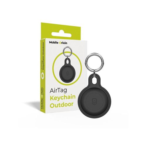 Mobile Origin Airtag Outdoor KeyChain - Black