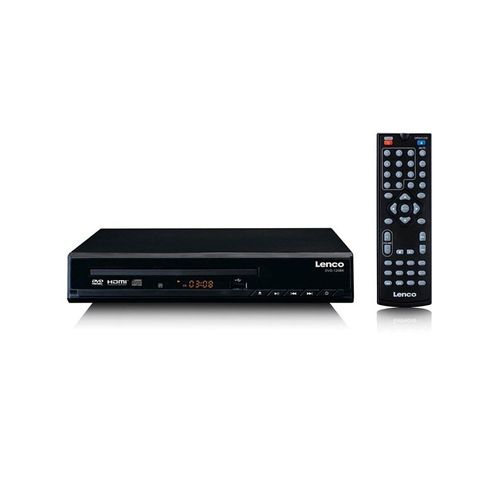 Lenco DVD-120BK - DVD player with HDMI and remote control